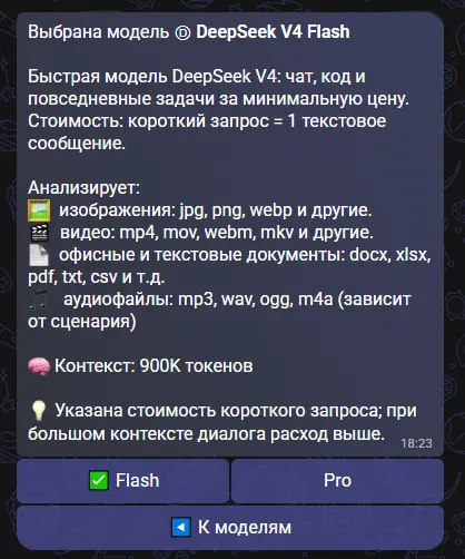 Варианты DeepSeek V4